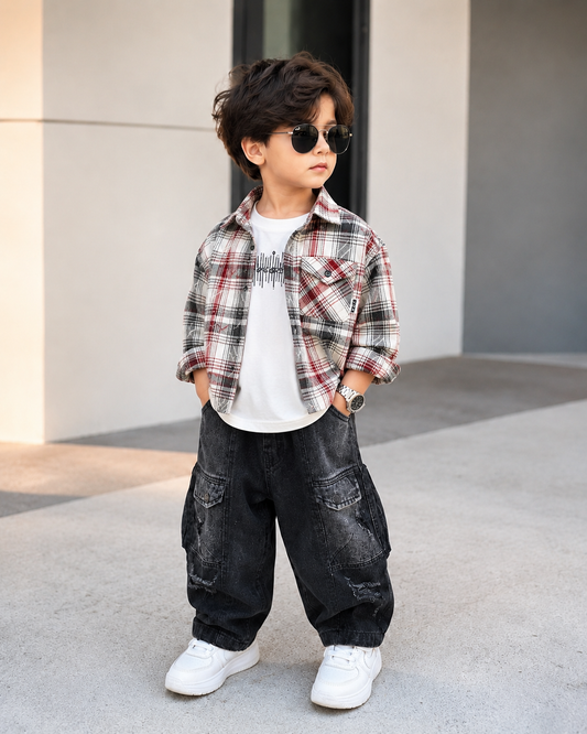 Casual Full Sleeve Shirt Set